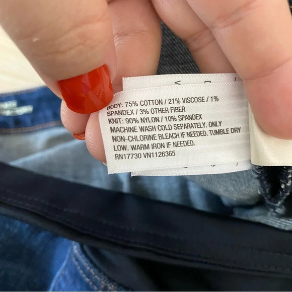 ✨NWT Universal Thread Dark Wash Elastic Adaptive Bootcut Flare Jeans Size 24W - Picture 11 of 12